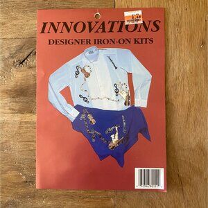 Vintage 1990s Innovations Iron-On Adhesive Backing Music, Jazz Embellishments